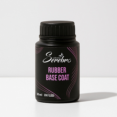 База каучуковая для гель-лака Serebro Rubber Base Coat 30 мл
