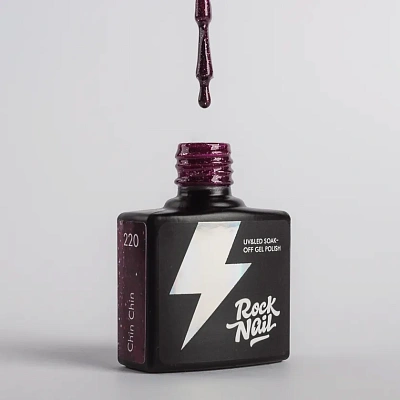 Гель-лак RockNail №220 Wine Not (Chin Chin) 10 мл