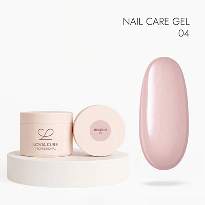 Моделирующий гель LOVIA CURE с кератином и кальцием Nail Care Gel №04 15 мл