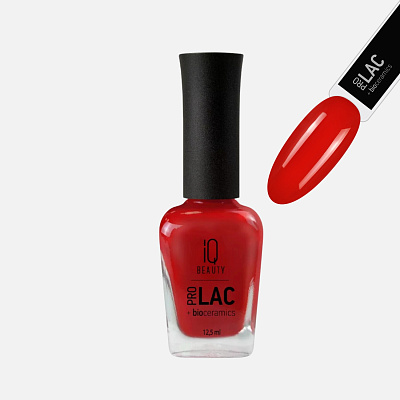 Лак для ногтей IQ Beauty №141 укрепляющий с биокерамикой 12,5 мл