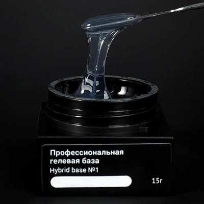 Камуфлирующая база для гель-лака Monami Hybrid Base №01 прозрачная 15 г