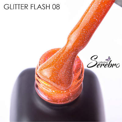 Гель-лак Serebro Glitter Flash №08 11 мл