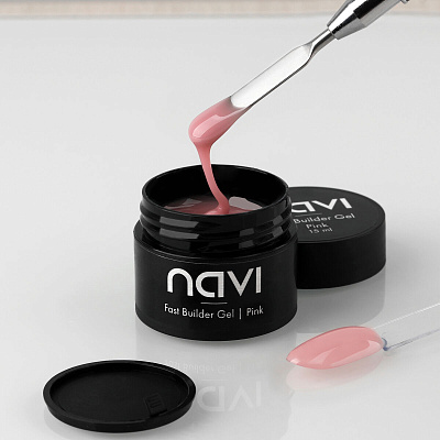 Моделирующий гель NAVI Fast Builder Gel Pink 15 мл