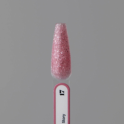 Моделирующий гель NAVI с блестками Love Story Gel 17 15 мл