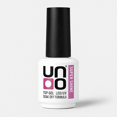 Топ для гель-лака UNO Top Coat Super Shine без липкого слоя 16 г