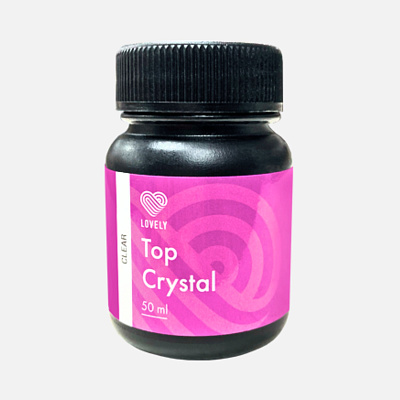 Топ без липкого слоя Crystal Lovely 50 мл