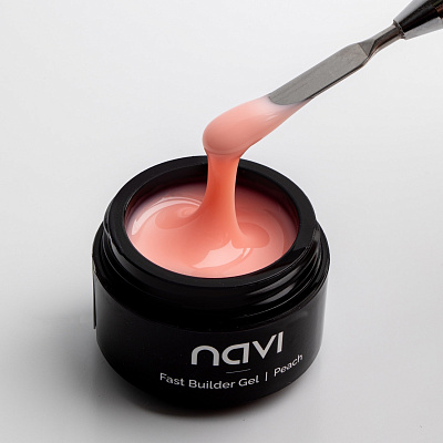 Моделирующий гель NAVI Fast Builder Gel Peach 15 мл