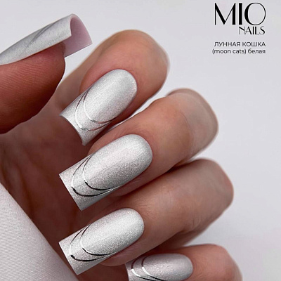 Гель-лак кошачий глаз MIO Nails Лунная кошка белая Moon Cats 8 мл