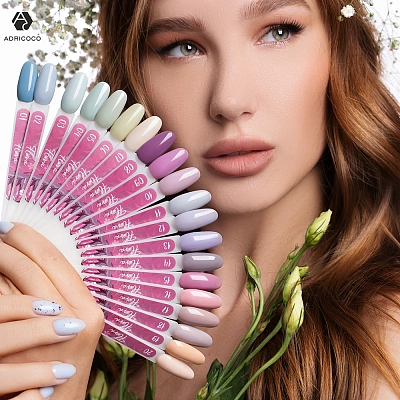 Гель-лак ADRICOCO Flora №11 серебряный ландыш 8 мл