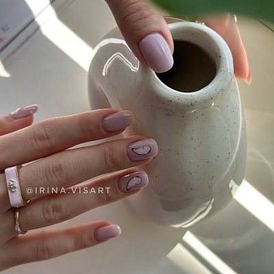 Камуфлирующая база для гель-лака Mystique Lilac 15 мл