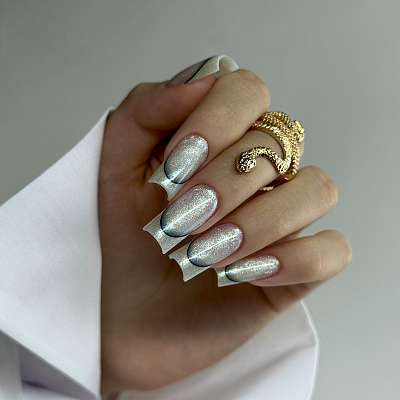 Моделирующий гель NAVI с шиммером Wings Gel 01 15 мл