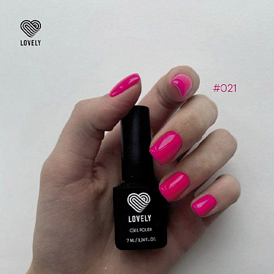 Гель-лак Lovely №021, 7 мл
