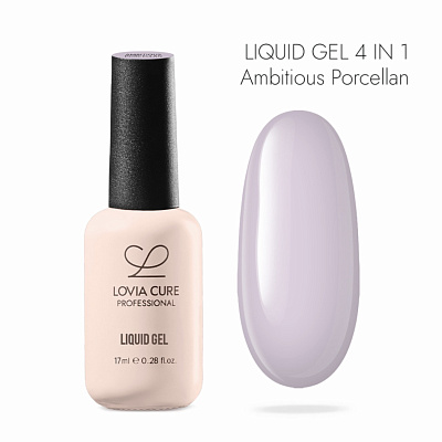 Полигель-архитектор 4 в 1 LOVIA CURE Liquid Gel 06 Ambitious Porcellan 17 мл