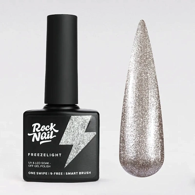 Гель-лак RockNail №341 Freezelight (Gold Rush) 10 мл