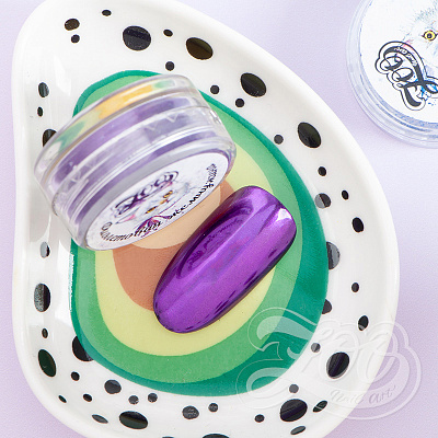 Зеркальный пигмент №1349 Zoo Nail Art Фиолетовая жемчужина 0,5 г