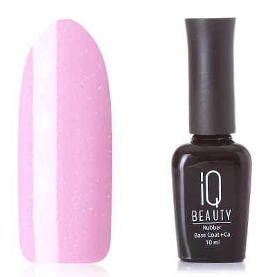 Камуфлирующая база для гель-лака с шиммером №10 Розовый леденец Pink Lollipop IQ Beauty 10 мл