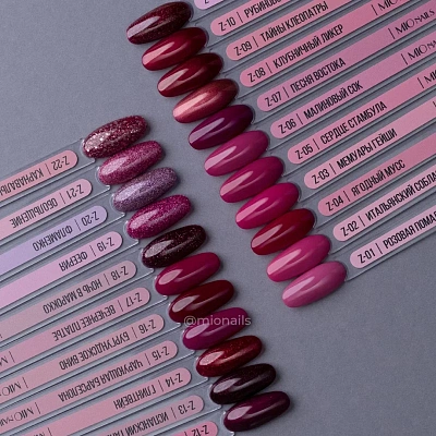 Гель-лак MIO Nails №Z-06 Малиновый сок 8 мл