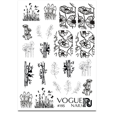 Слайдер-дизайн Vogue Nails №195, арт. СЛ195
