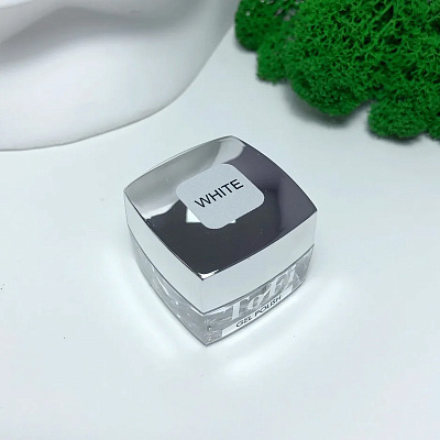 Гель-краска без липкого слоя ToFi White, 5 мл