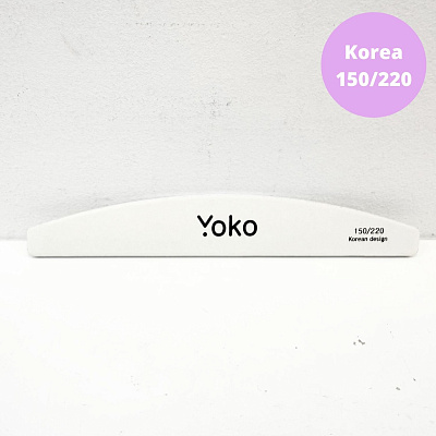 Пилка Yoko белая банан 150/220 SF 079