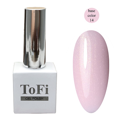 Камуфлирующая база Color Base ToFi №014 с шиммером, 10 мл
