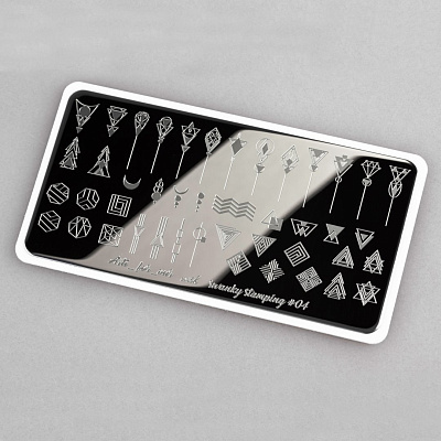 Пластина для стемпинга Arti for you with Swanky Stamping №004