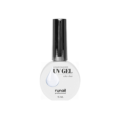 Гель камуфлирующий UV GEL ruNail №5314 прозрачный, 15 мл