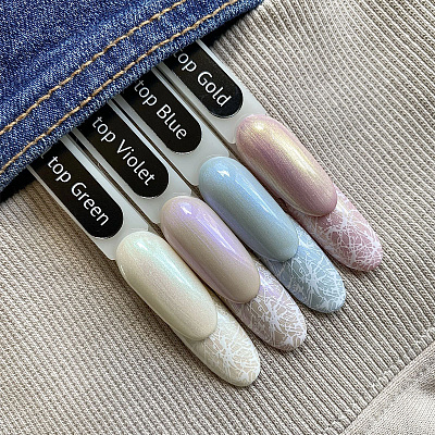 Топ для гель-лака Monami Супер блеск Super Shine Pearl Top Green 8 г