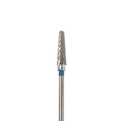 Фреза твердосплавная усеченный конус с закругленным концом 4 мм синяя Planet nails (Т63) арт.27322