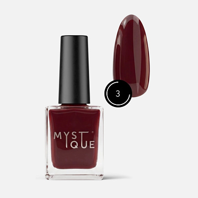 Лак для ногтей Mystique «Кьянти» #03 укрепляющий с витамином E 15 мл