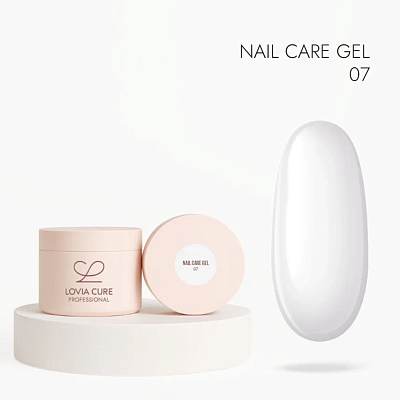 Моделирующий гель LOVIA CURE с кератином и кальцием Nail Care Gel  №07 15 мл