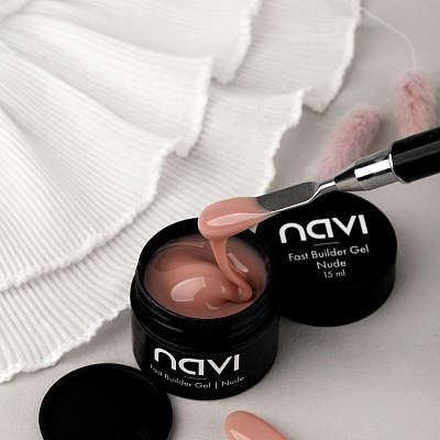 Моделирующий гель NAVI Fast Builder Gel Nude 15 мл