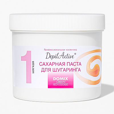 Сахарная паста для шугаринга DepilActive Domix Green №1 мягкая 650 г