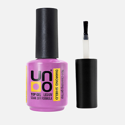 Верхнее покрытие для гель-лака без липкого слоя Uno DIAMOND SHIELD Top Coat 16 г