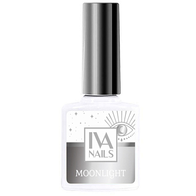 Гель-лак IVA NAILS MOONLIGHT №01 (Светоотражающий Кошачий глаз), 8 мл