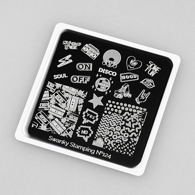 Пластина для стемпинга Swanky Stamping 6x6 №124