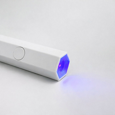 Лампа фонарик LED USB T&H «Шестигранник» 3 Вт белая