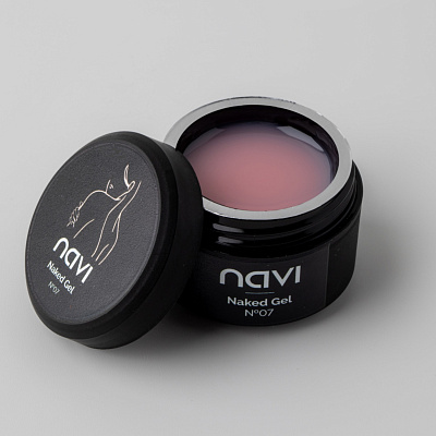 Моделирующий гель NAVI полупрозрачный нюд Naked Gel 07 30 мл