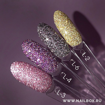 Гель-лак IVA NAILS Luna №6 (Светоотражающий), 8 мл