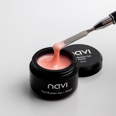 Моделирующий гель NAVI Fast Builder Gel Peach 15 мл