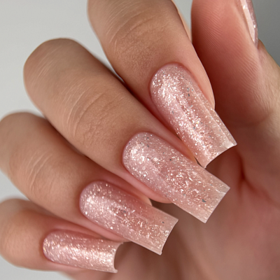 Моделирующий гель NAVI с блестками Love Story Gel 14 15 мл