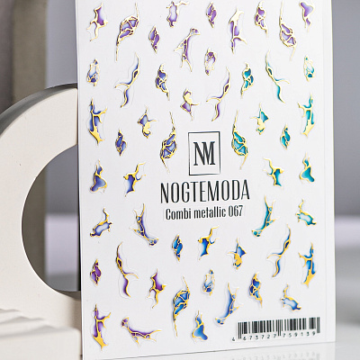 Наклейки Combi Metallic NogteModa №067
