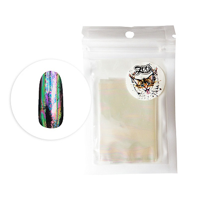 Фольга переводная Северное сияние №1166 Zoo Nail Art 4*50 см