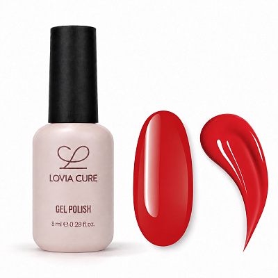 Гель-лак LOVIA CURE однофазный 03 классический красный 8 мл