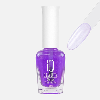 Лак-тинт с AHA-кислотами IQ Beauty Glossy Tint Nails 03 Lilac Glow 12,5 мл