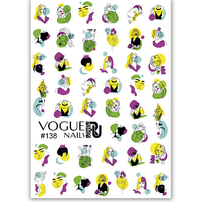 Слайдер-дизайн Vogue Nails №138, арт. СЛ138
