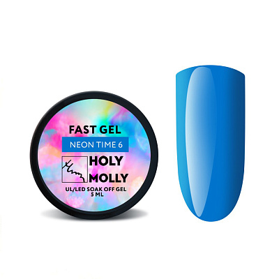 Моделирующий гель Holy Molly Fast Gel Neon Time №06 5 мл