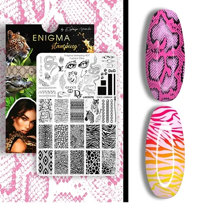 Пластина для стемпинга ENIGMANIC Stamping №27 Fashion Vibe
