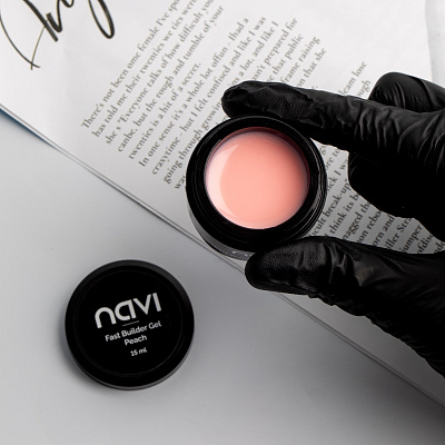Моделирующий гель NAVI Fast Builder Gel Peach 15 мл