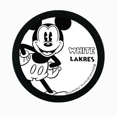 Гель-паста Lakres Mickey Mouse White белая, 5 г